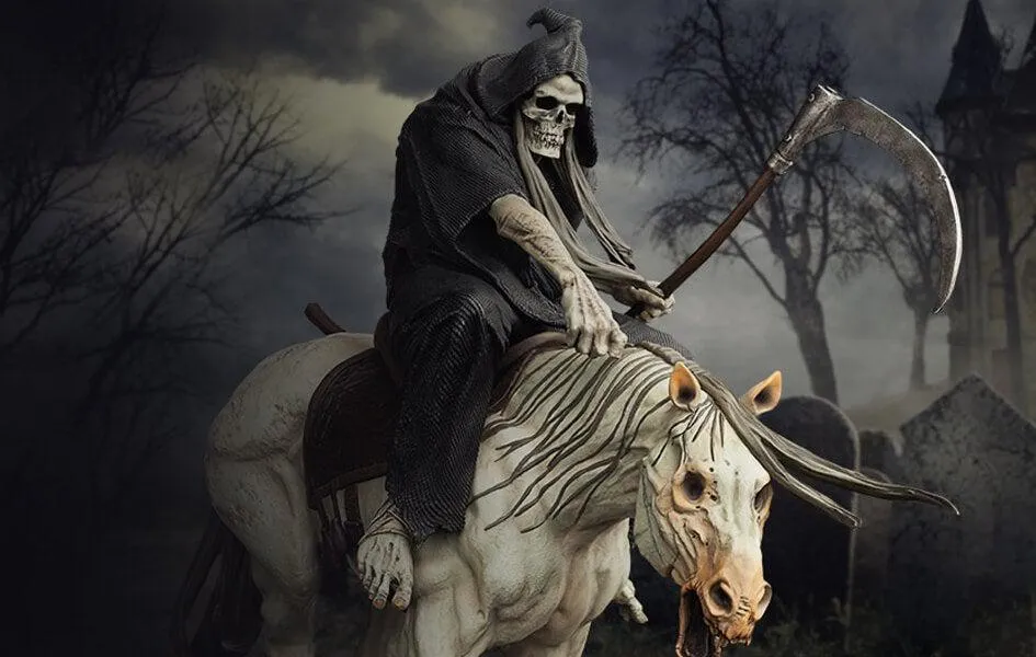 Spacecraft Model Gaming Item Frazetta Legacy Series The Reaper Statue