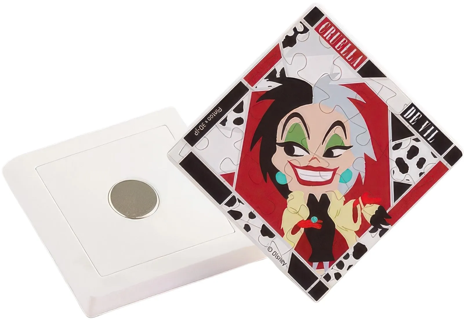 Pintoo D1233??Evil Queens - Cruella??16 Pieces Magnet Puzzle Cartoonish Design Valentine Gift