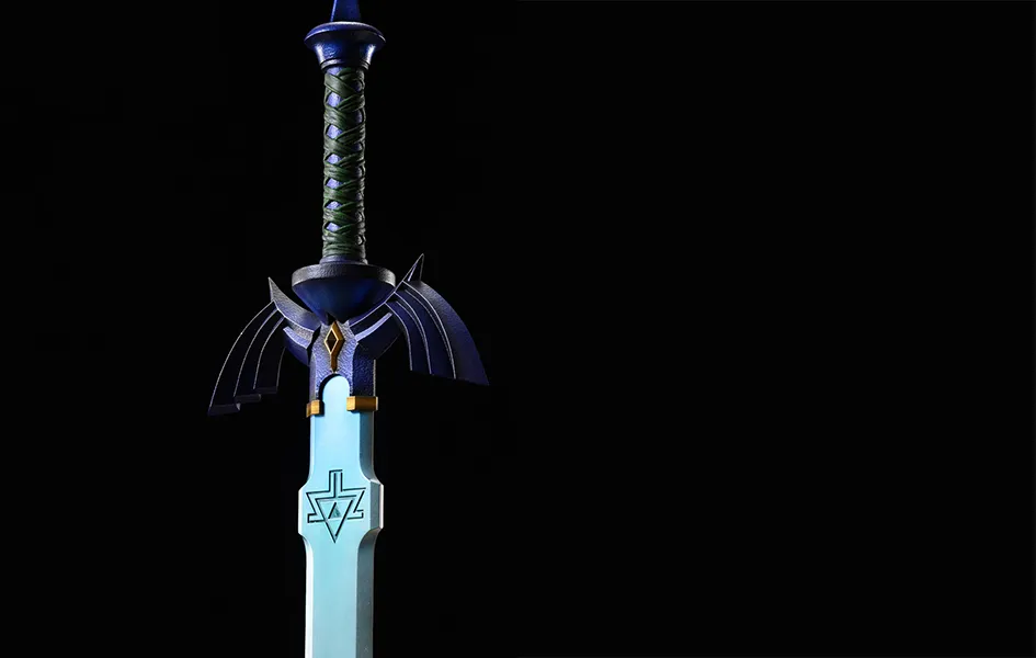 The Legend Of Zelda Breath of the Wild - Master Sword Life-Size Statue Cyborg Design