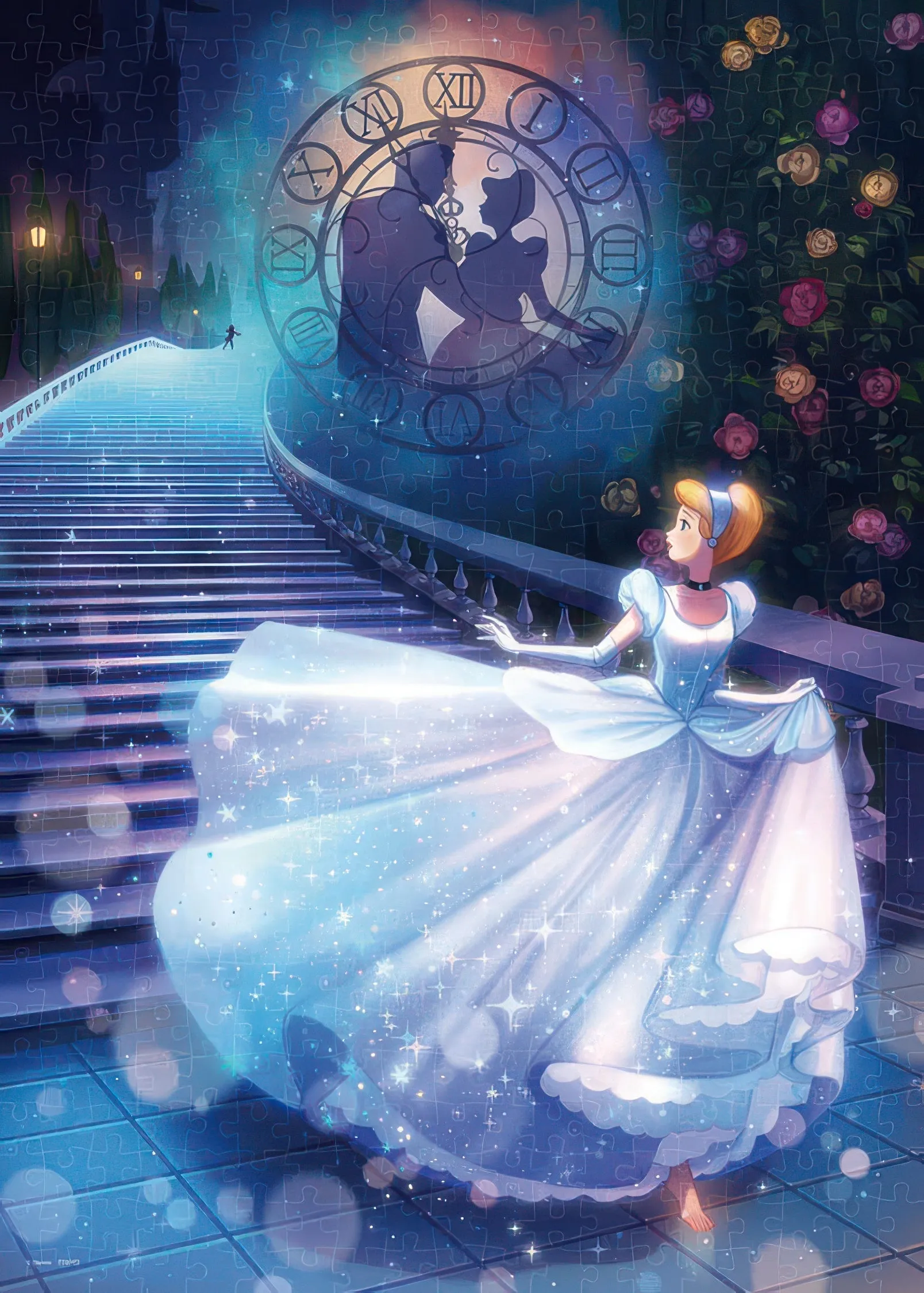 Tenyo D-500-672??The Flicker of Magic (Cinderella)??500 Pieces Jigsaw Puzzle Miniature Object