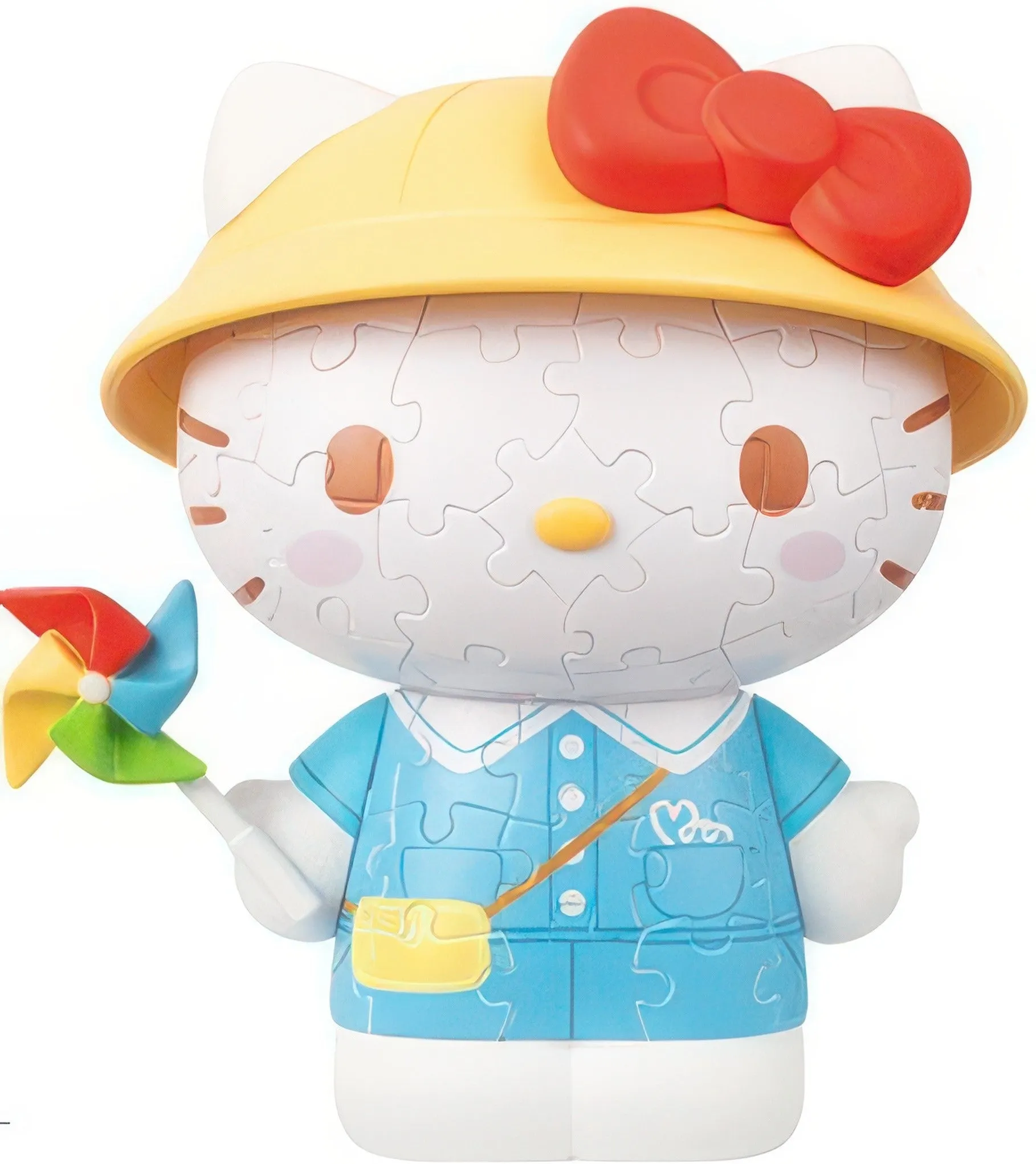 Pintoo F1035??Sanrio - Hello Kitty Spring OOTD Edition??97 Pieces 3D Puzzle Battle Stance Vintage Toy