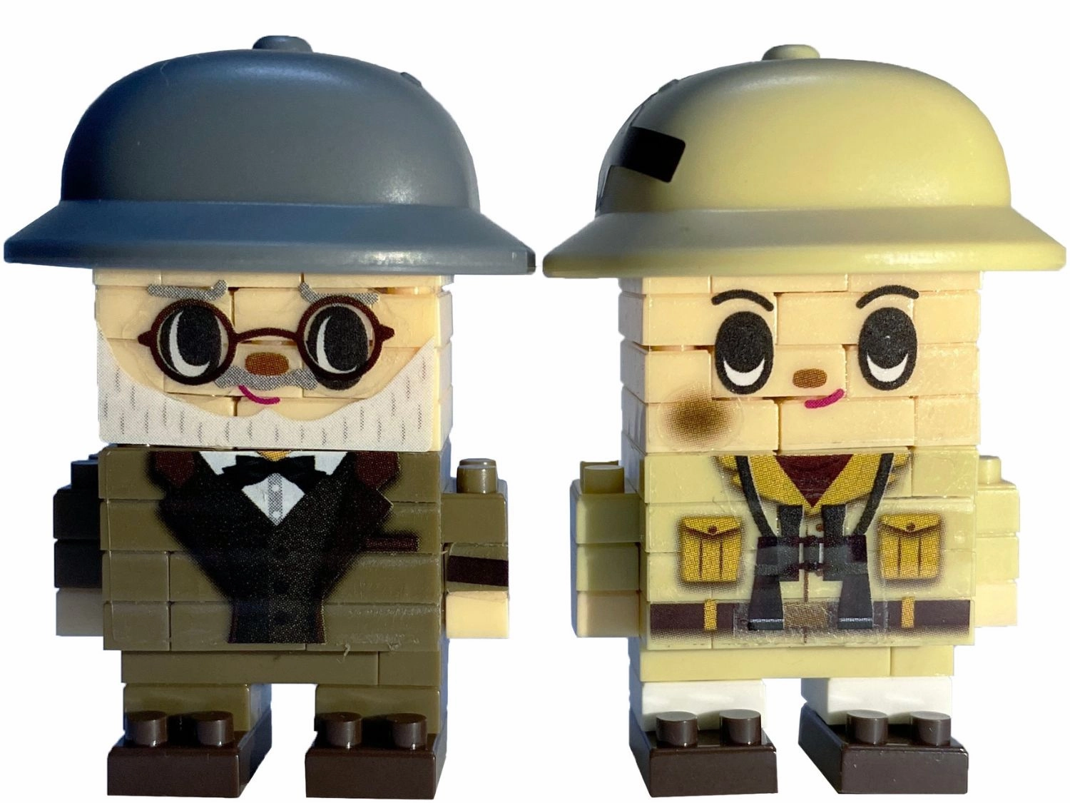 Felt Toy Designer Merchandise Daiso PB0071??Explorer and Archaeologist??82 Pieces Mini Block