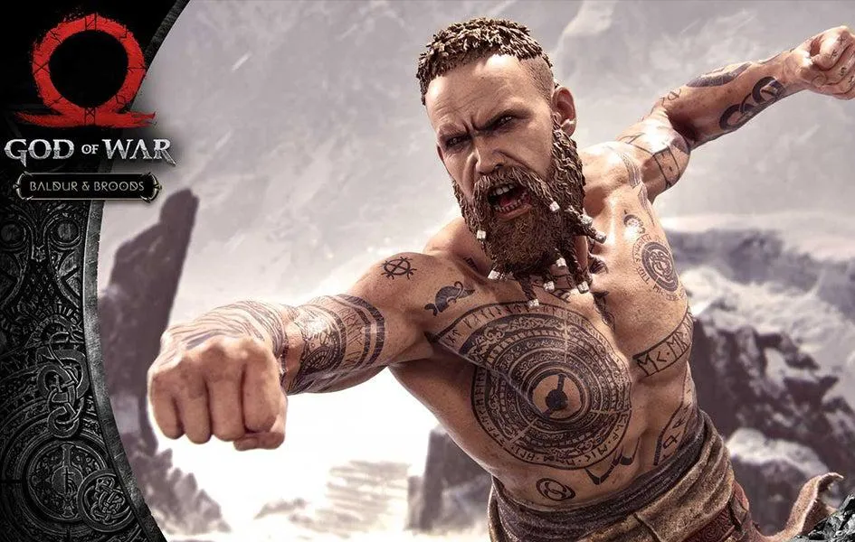 Premium Hobby God Of War - Baldur & Broods (Exclusive) 1/4 Scale Statue