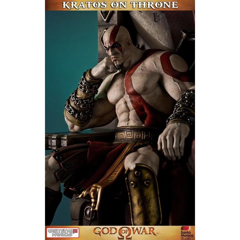 Fantasy Quest God Of War KRATOS ON THRONE 1:4 Scale Statue by Gaming Heads