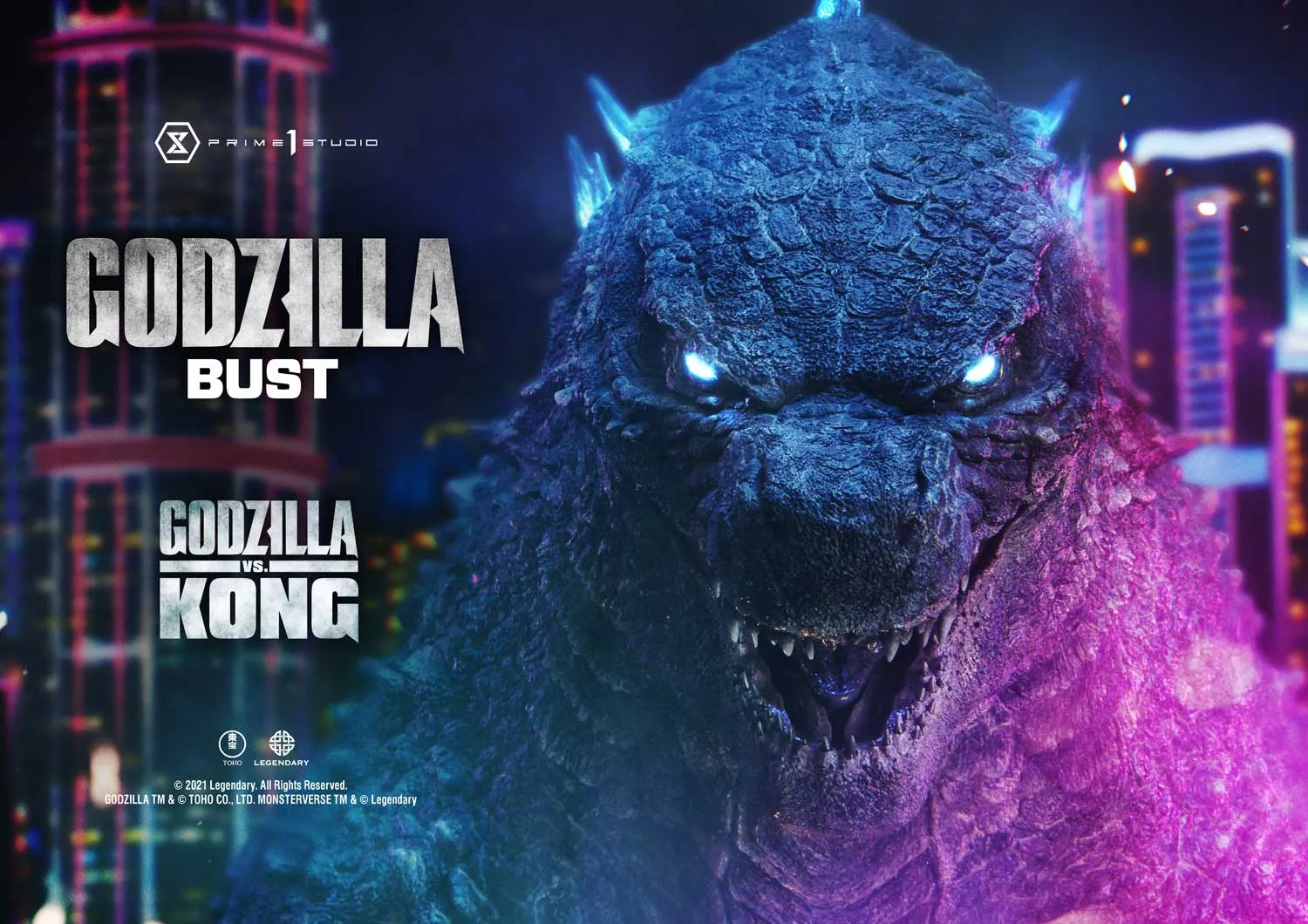Message Option Godzilla Bust (Godzilla Vs Kong) Bonus Version