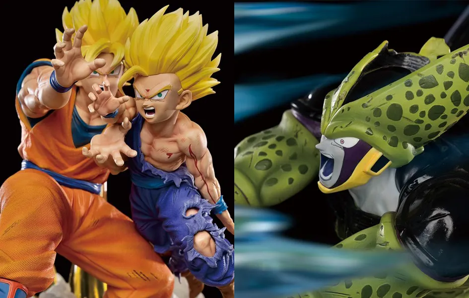 Gohan vs Cell 1/6 Scale Statue Movie Decor