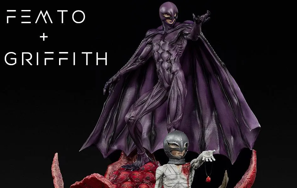 Character Showcase Race Car Driver Griffith & Femto 1/6 Scale Statue COMBO