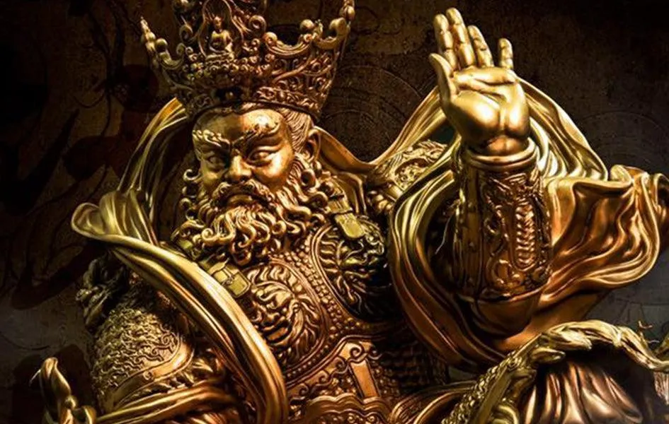 Desktop Decor Robot Object Guardian of Heaven Statue - GOLD