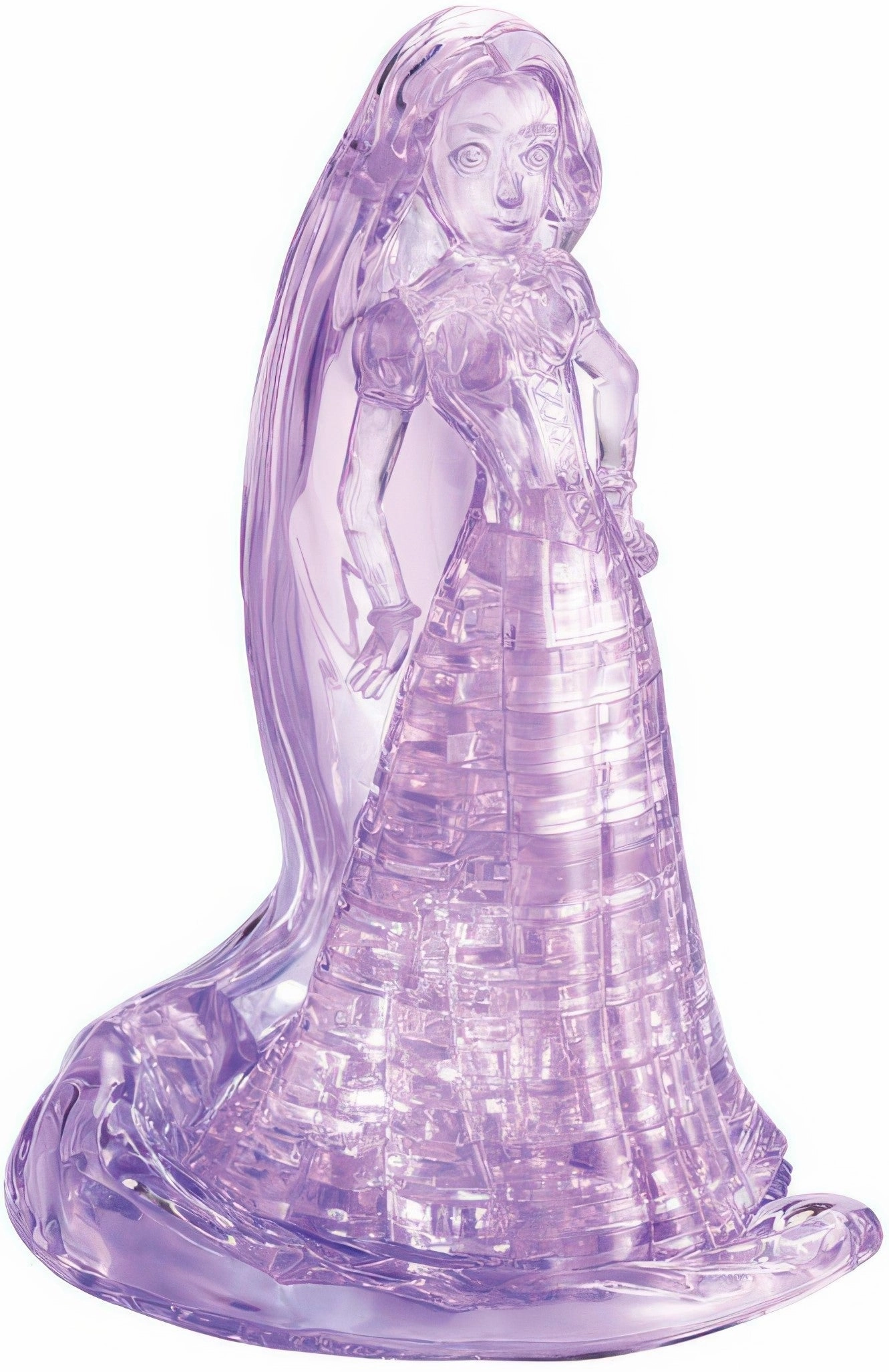 Hanayama 07605??Crystal Gallery Rapunzel??39 Pieces 3D Puzzle Vinyl Display