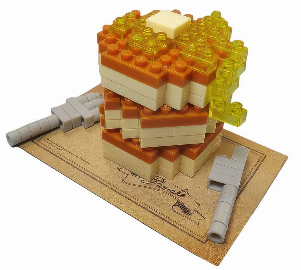 Astronomy Tool Art Toy Daiso PB0046??Pancakes??105 Pieces Mini Block