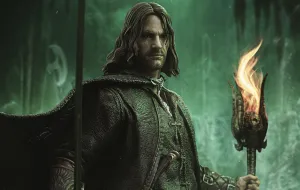 Cute Animal College Decor LOTR - Aragorn Unleashed Art Scale 1/10