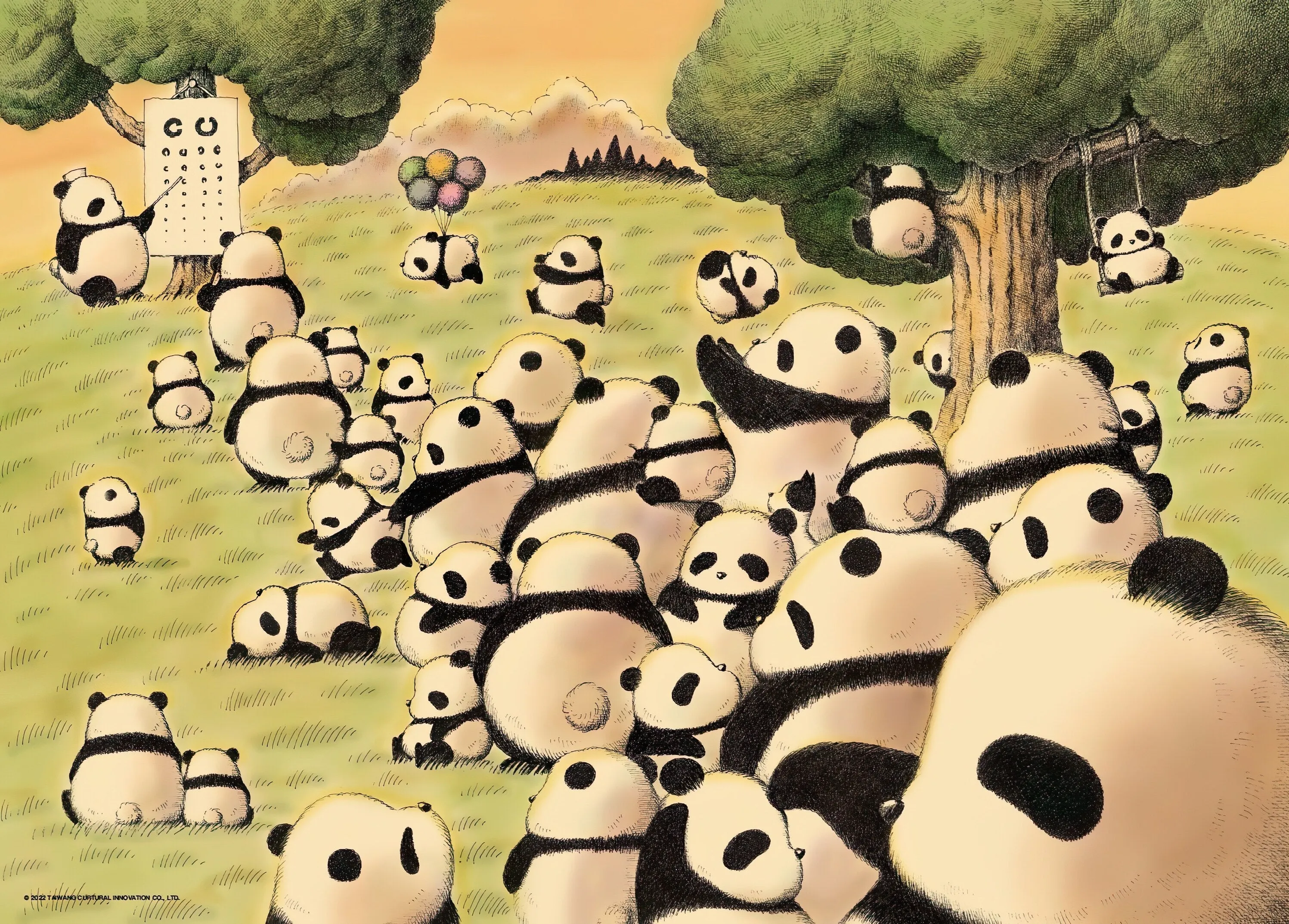 Taiwang TW-520-048??Fluffy Tree??520 Pieces Jigsaw Puzzle Wedding Cake Topper Console Game