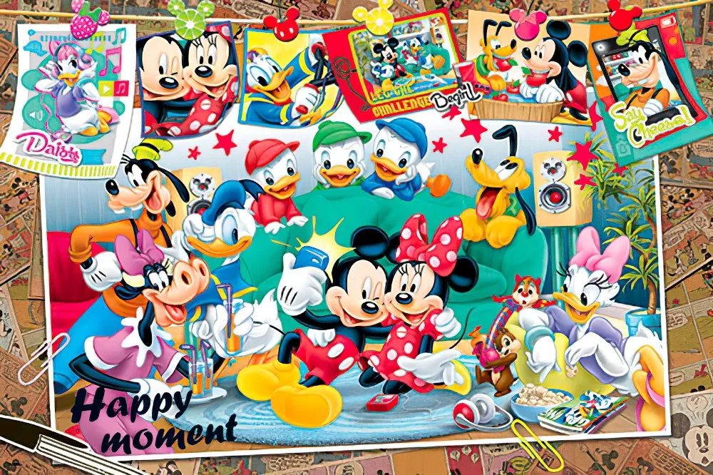 Preservation Tool Teen Bedroom Hundred Pictures HPD01000-047??Mickey Mouse & Friends Friends' Memories??1000 Pieces Jigsaw Puzzle
