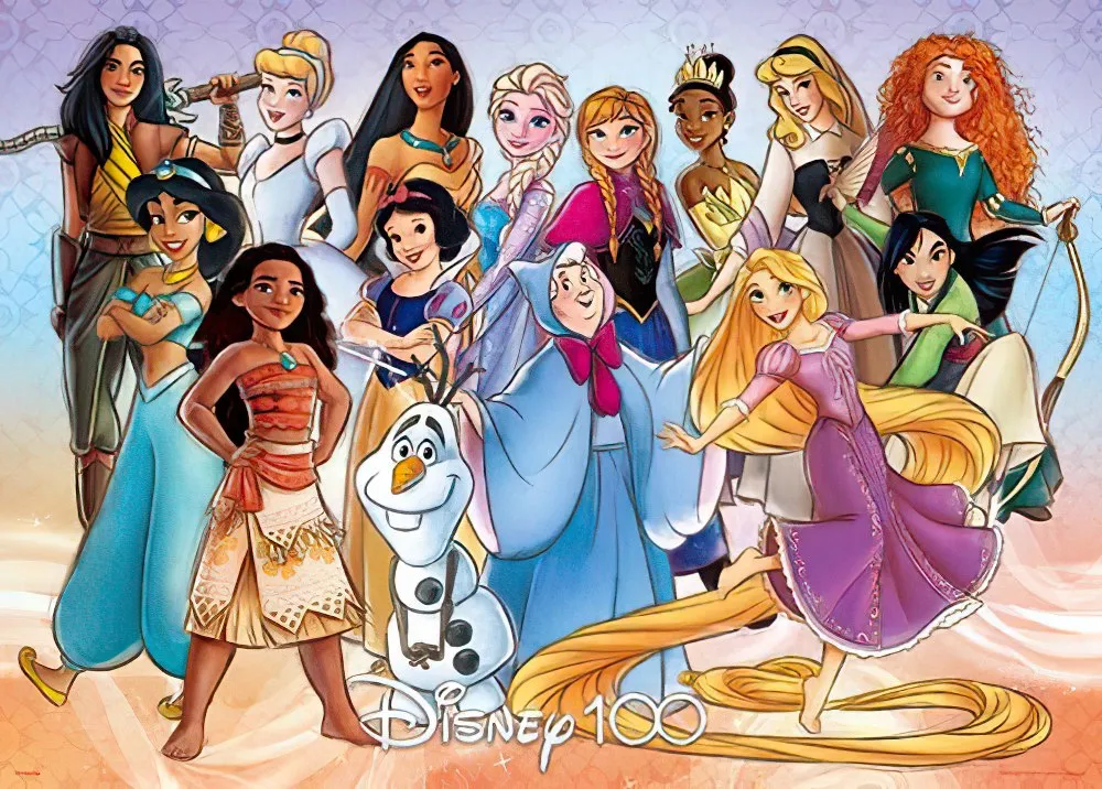 Modern Icon Hundred Pictures HPD0520-169??Disney (Disney 100th Celebration) Princess Gathering??520 Pieces Jigsaw Puzzle