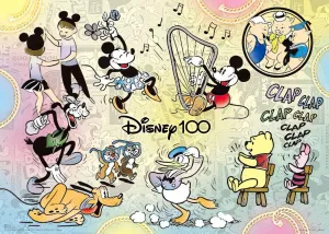 trade show Robot Toy Hundred Pictures HPD0520-170??Disney (Disney 100th Celebration) Friends' Concert??520 Pieces Jigsaw Puzzle