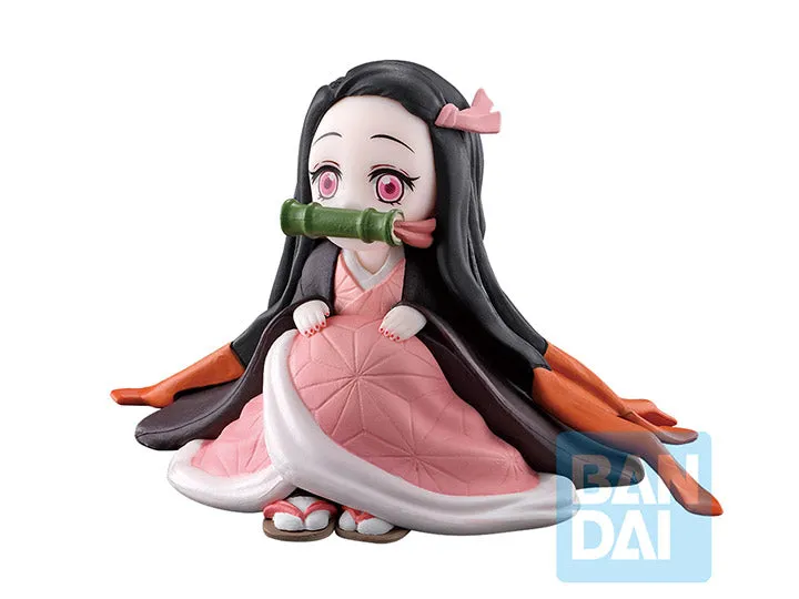 Ichibansho Figure Became Smaller Nezuko Kamado (Shake The Sword Burn Your Heart) Airplane Replica Robot Piece