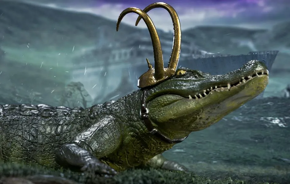 Limited Goods Alligator Loki Art Scale 1/10