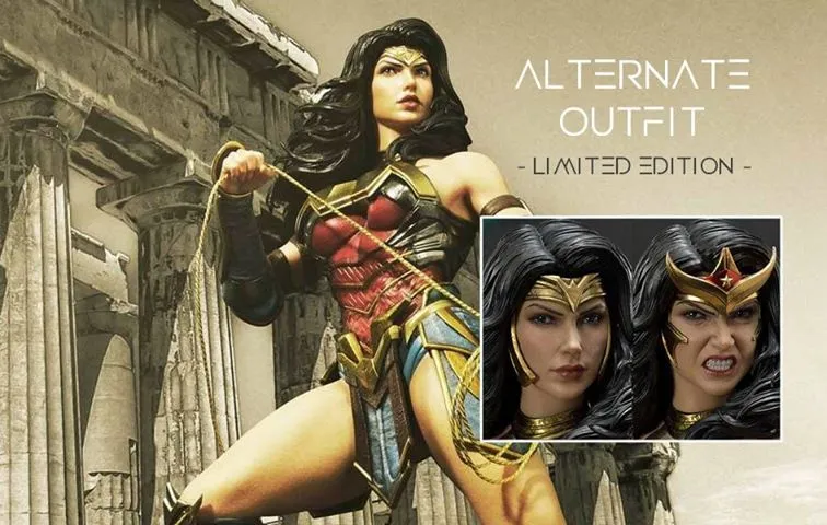 Injustice 2: Wonder Woman Limited Statue Inclusive Toy Independent Artist