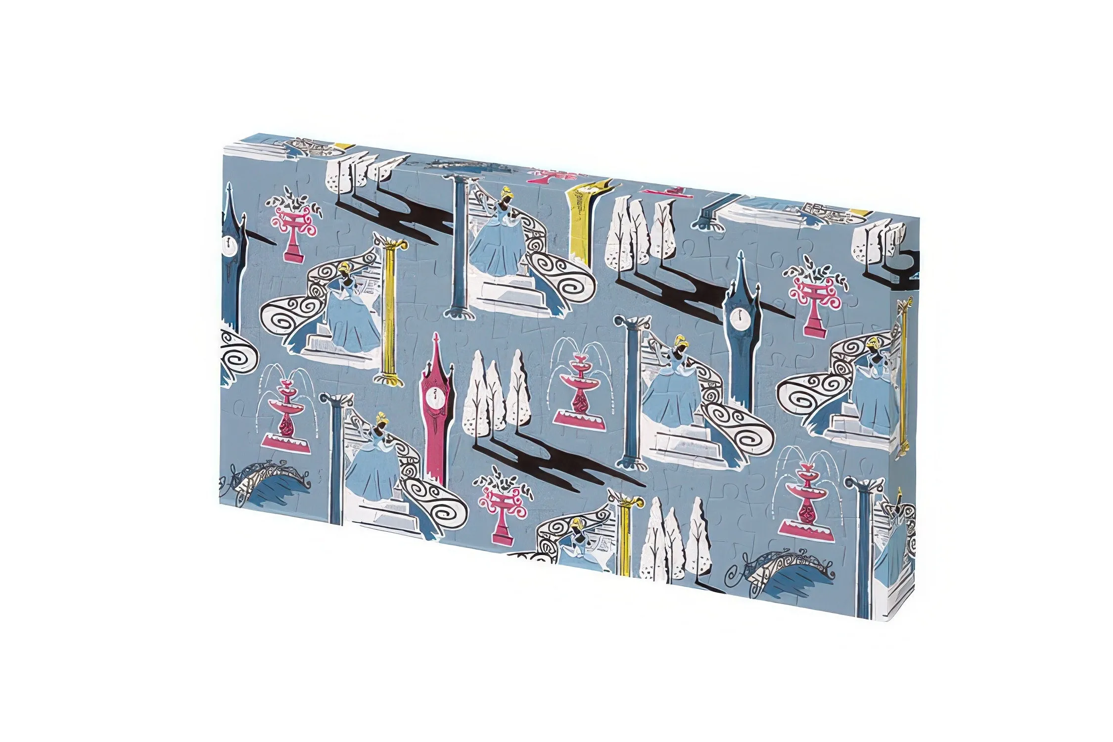 Staircase Decor Vehicle Replica Yanoman 2304-08??[Canvas Puzzle] The Twelve O'Clock Bell??120 Pieces Canvas Puzzle