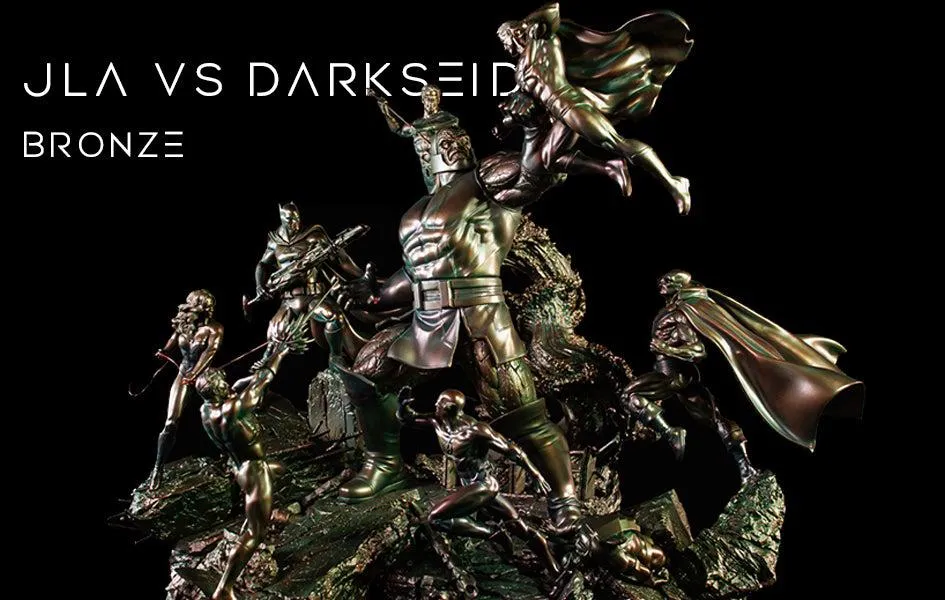 JLA Vs Darkseid Version B (Bronze) Movie Statue Dinosaur Model