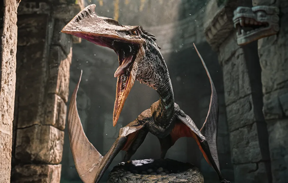 Jurassic World: Rebirth - Quetzalcoatlus Icons Statue Action Display Character Goods