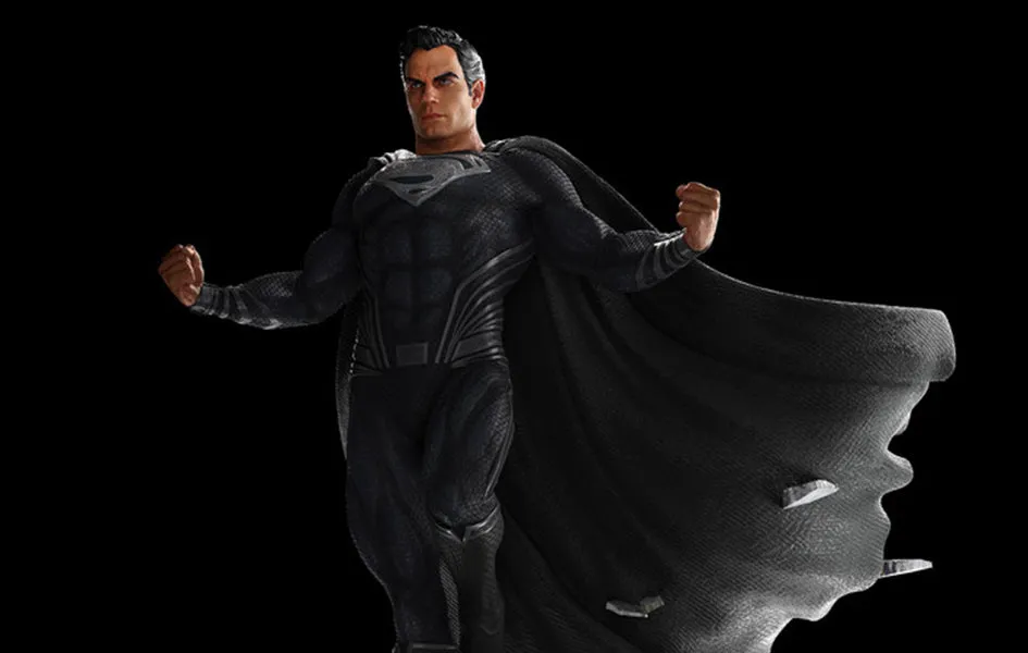 Justice League Superman - Black Suit Statue Video game