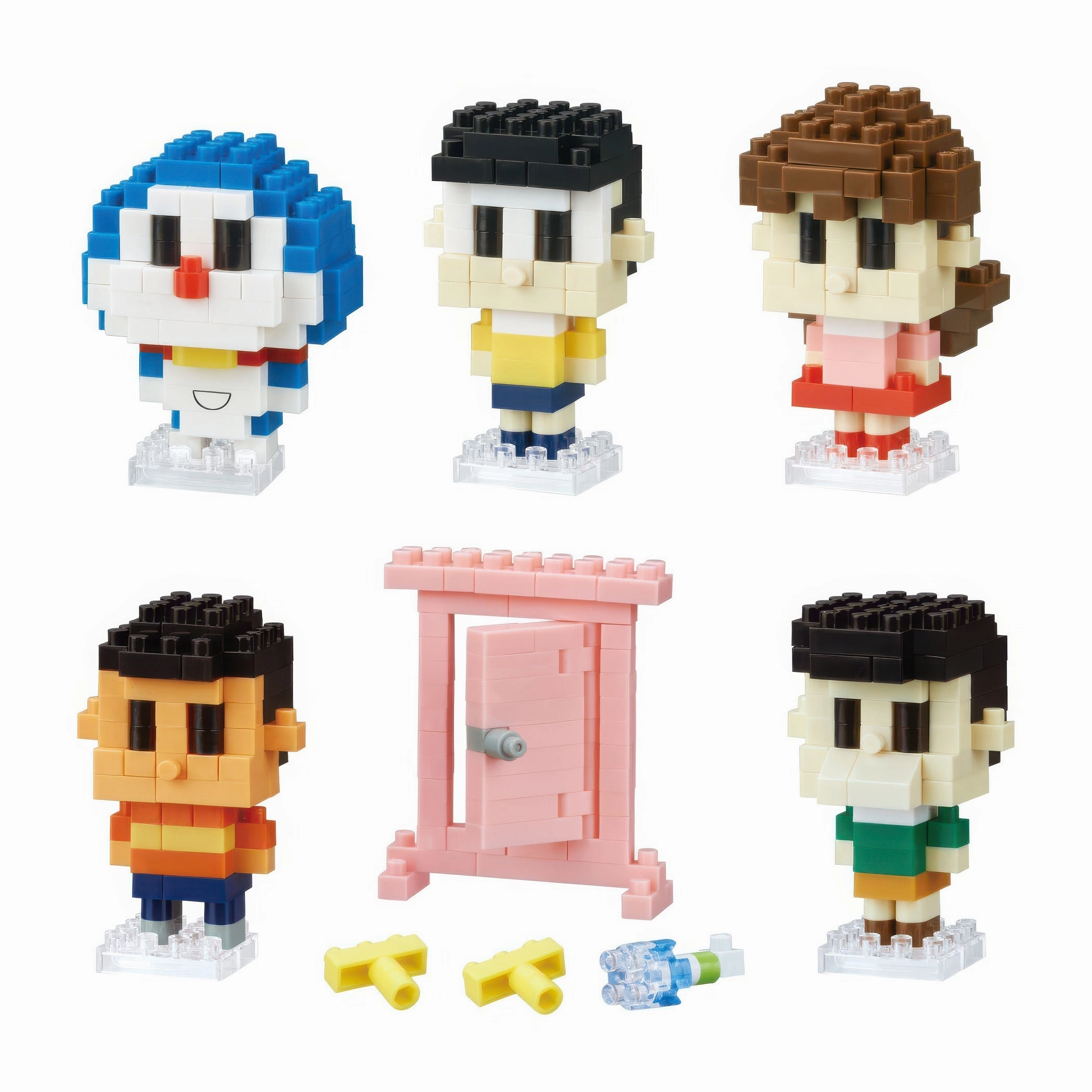 Kawada NBMC-01??Doraemon Mini??Multipack 6 Mini Block Limited Display