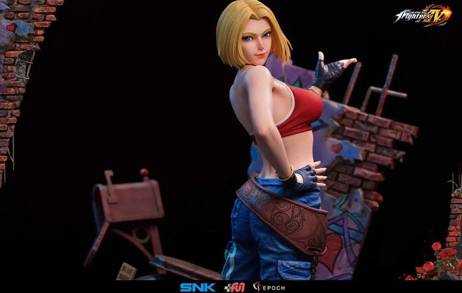 Cartoon Figure King Of Fighters Blue Mary 1/4 Scale Statue