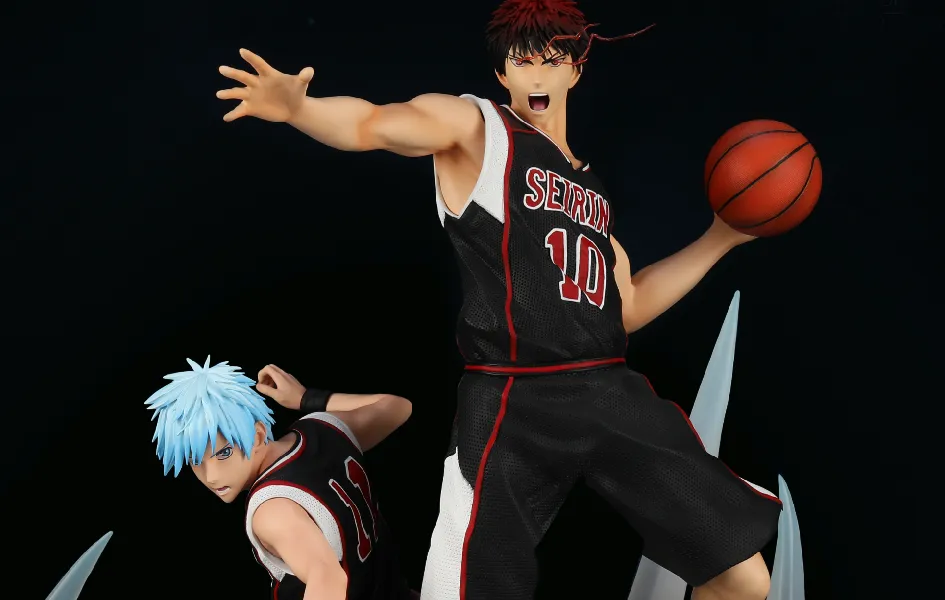 Kuroko's Basketball - Kuroko and Kagami (Black Version) 1/6 Scale Statue Luxury Gift