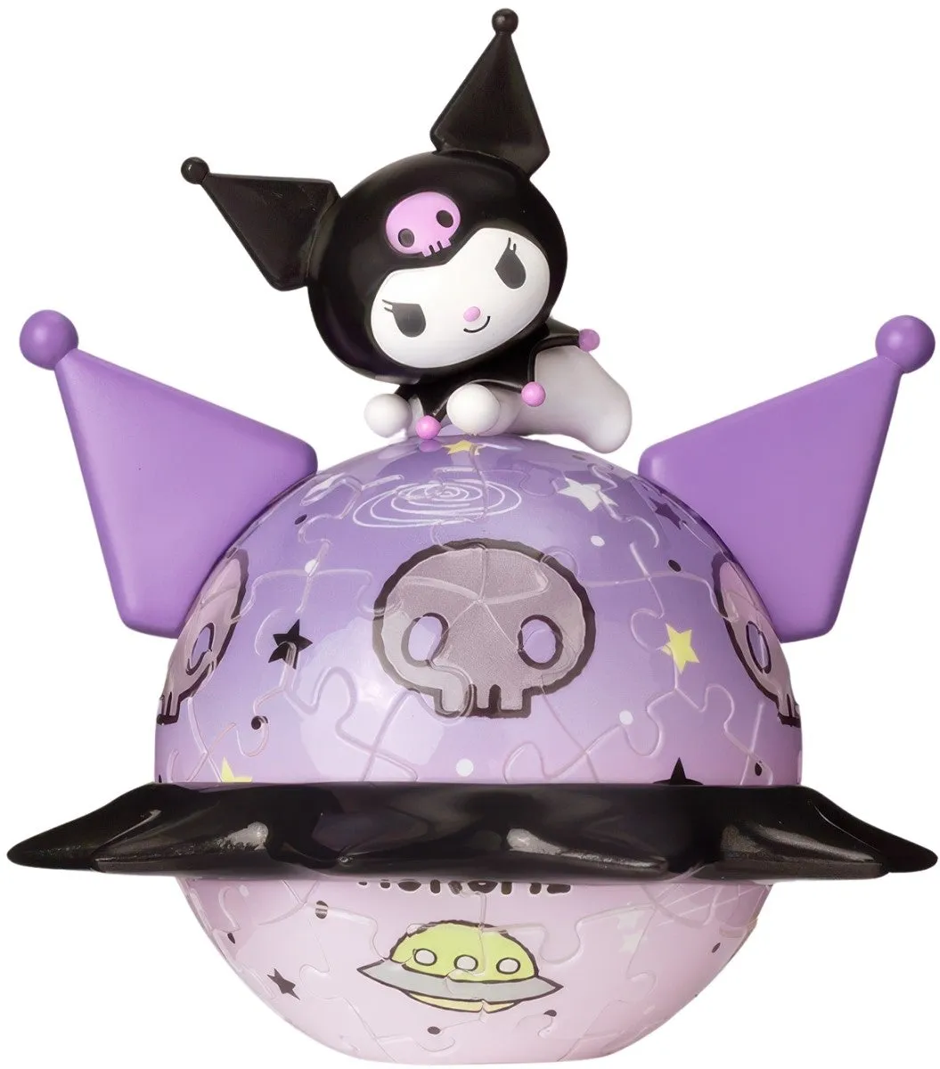 Hobby Figure Pintoo J1138??Kuromi - Spinning Planet??60 Pieces Lamp Puzzle