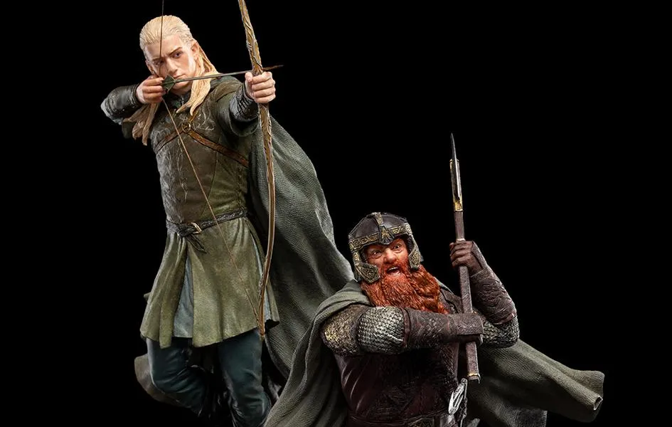 Legolas & Gimli At Amon Hen Chibi Figure