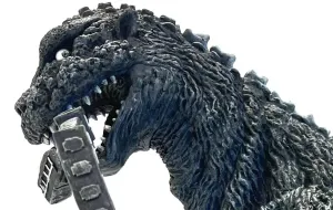 Non toxic Godzilla (1954) - Godzilla Train Biter (B/W Film 70th Anniversary Ver.) Statue