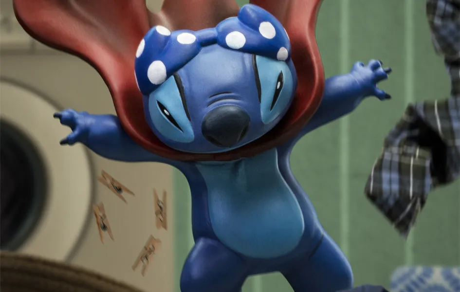 Lilo & Stitch - Stitch Laundry Art Scale 1/10 Licensed Product