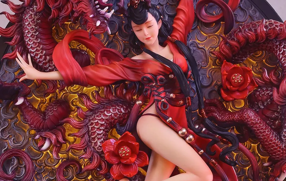 Designer Product Imperial Dragon Dance Statue