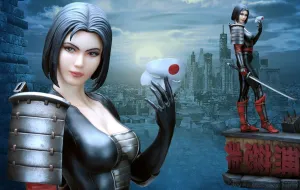 Movie Piece Narrative Display Katana 1/6 Scale Statue by Luis Royo