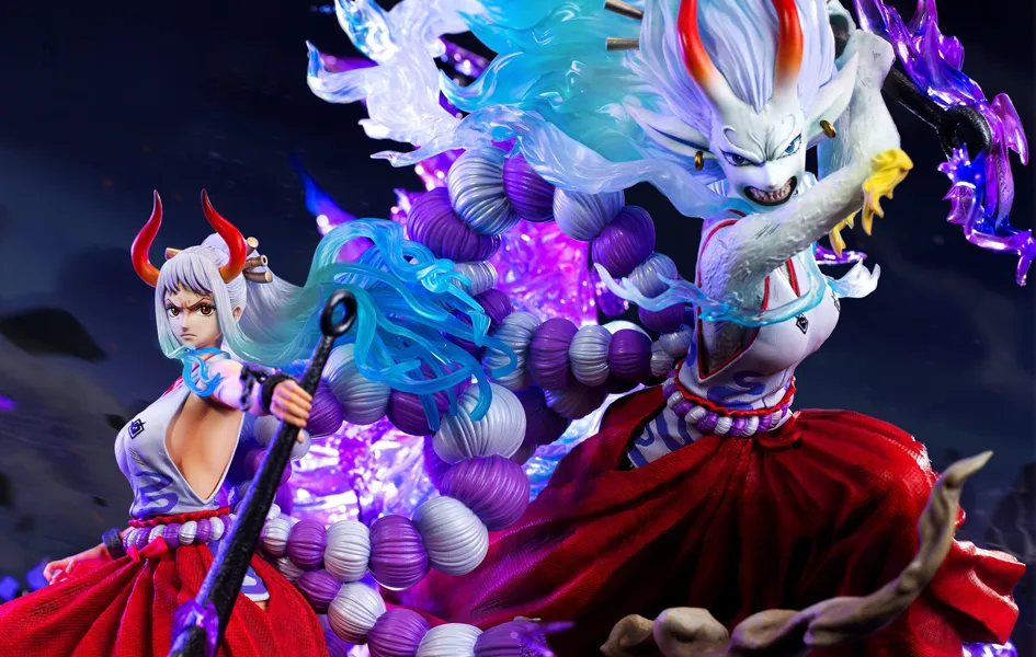 Gaming Toy Swapable Head One Piece - Yamato Statue