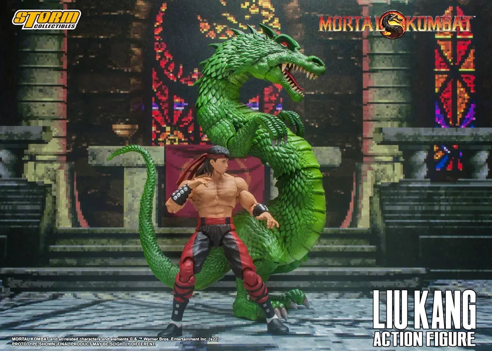 Model Kit Liu Kang & Dragon 1/12 Action Figure