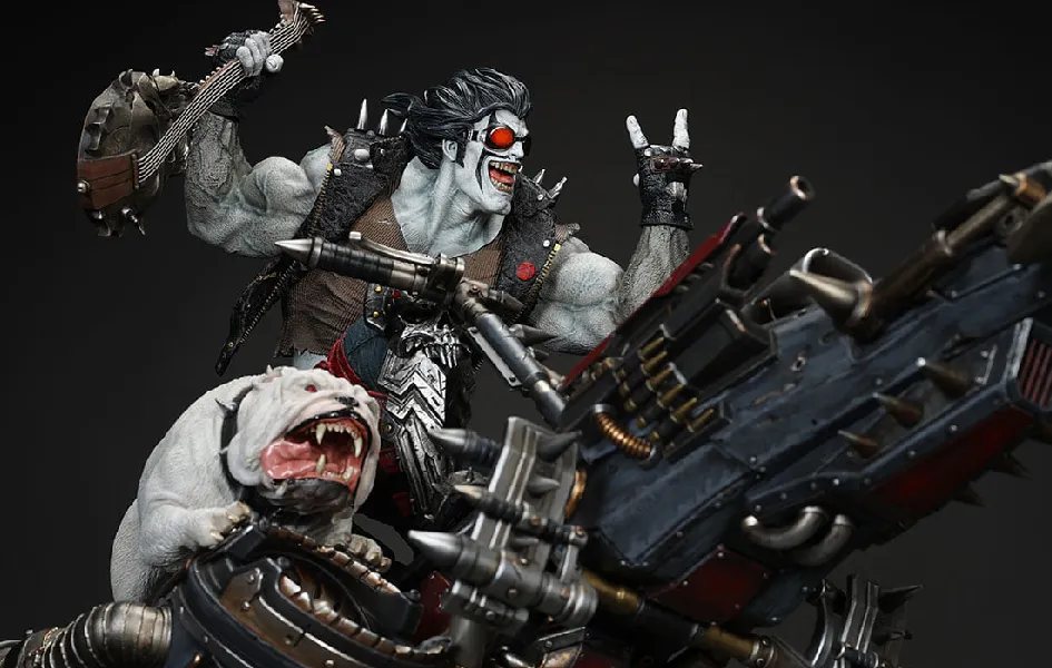 Lobo 1/4 Scale Statue Chibi Collectible Collection Item