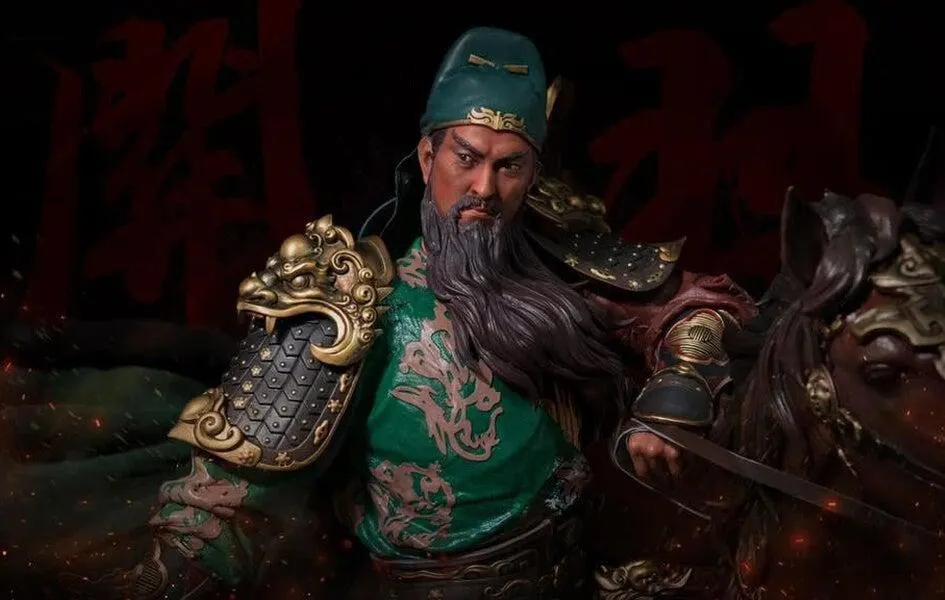Art Unit Science Model Three Kingdoms: Five Tiger Generals series - 1/4th scale Guan Yu Statue Deluxe Edition