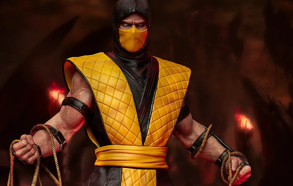 Mortal Kombat Scorpion Art Scale 1/10 Vinyl Article