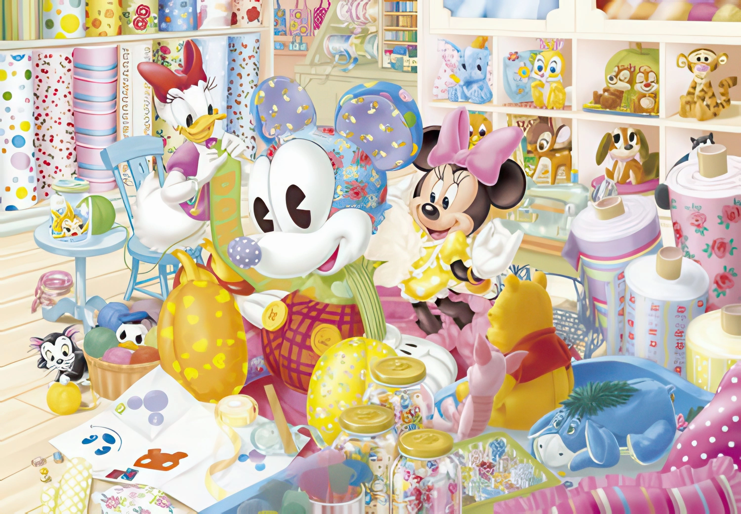 Gender Neutral Tenyo D-1000-326??To Mickey with Love...??1000 Pieces Jigsaw Puzzle