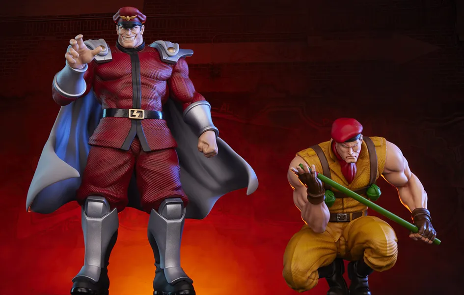 Mathematical Model M. Bison and Rolento 1/10 Scale Statue Set