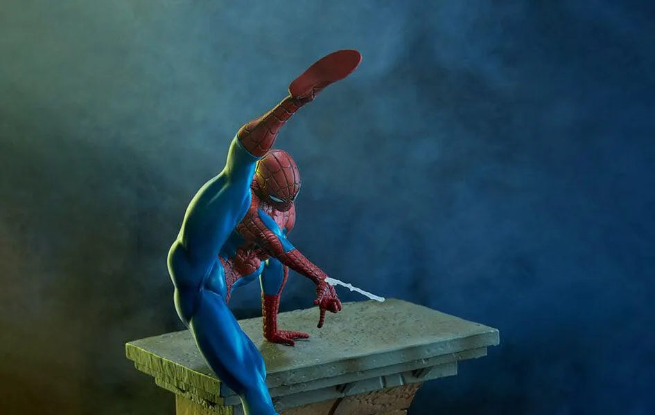 Marvel Battle Diorama Series Spider-Man 1/10 Scale Statue by Iron Studios Victorian Style Collectible Goods