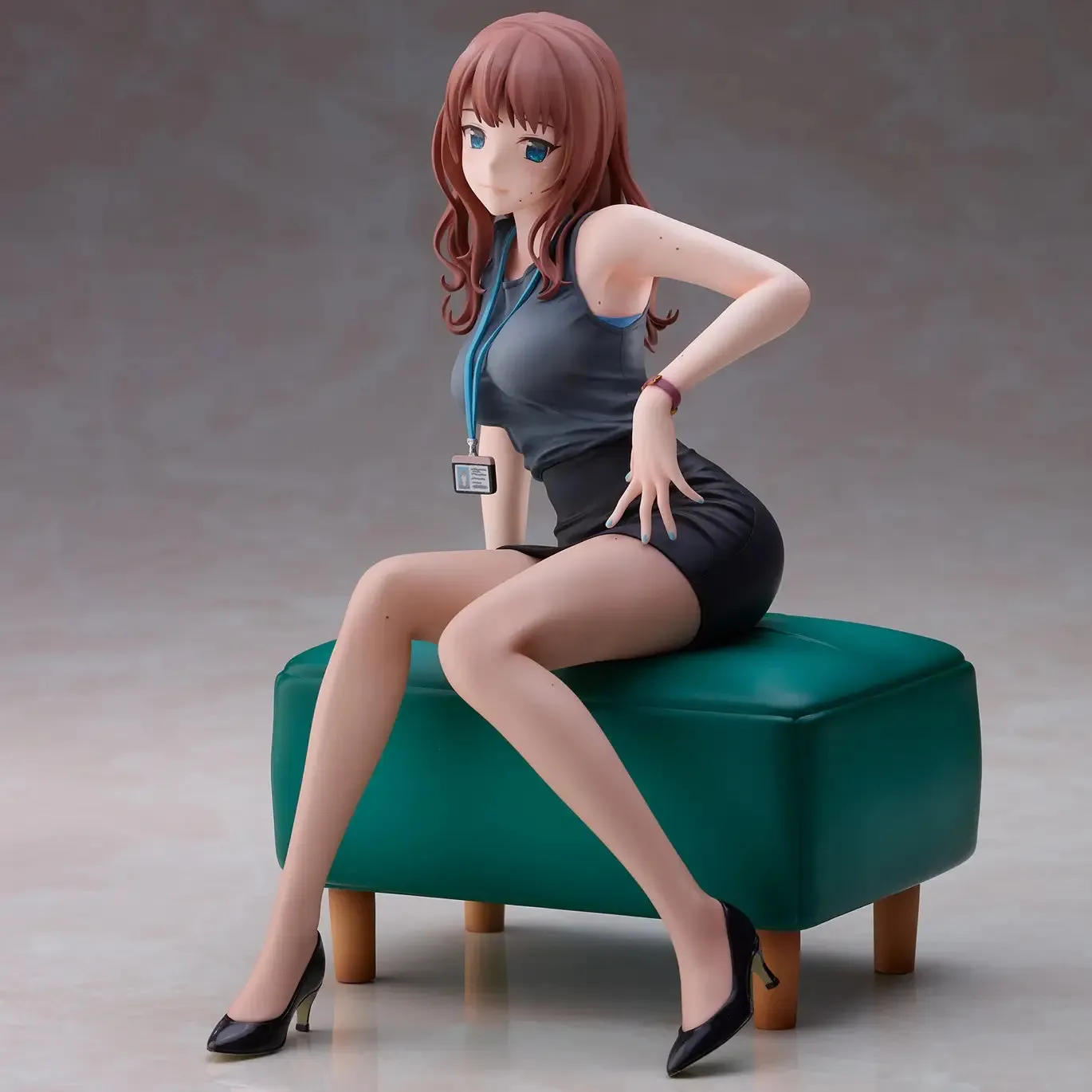 Universal Theme Learning Tool Doushima Illustration Hokuro no Ooi Senpai OL-san Complete Figure