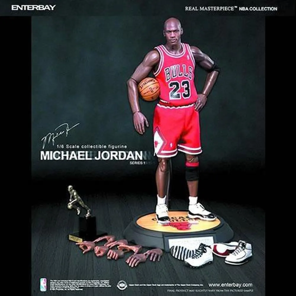 Vinyl Toy Limited Model Michael Jordan REAL MASTERPIECE 1:6 Figure  #23 Series 1 Road Edition ENTERBAY