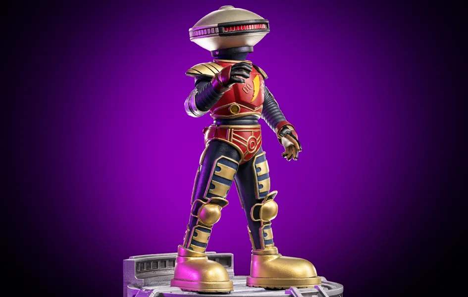 Ancient God Mighty Morphin Power Rangers - Alpha 5 Art Scale 1/10