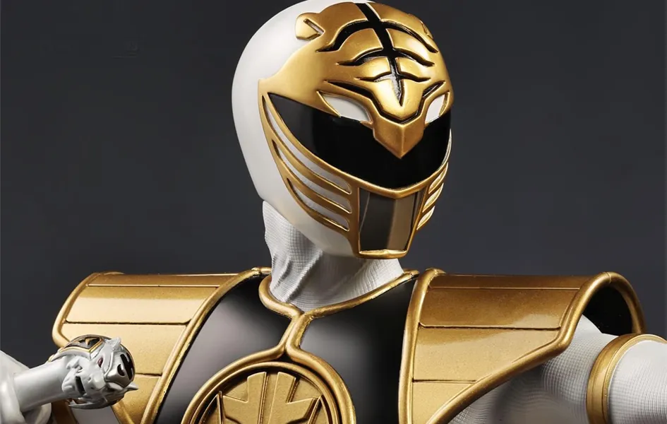 Mighty Morphin' Power Rangers - White Ranger 1/4 Scale Statue Shelf Display