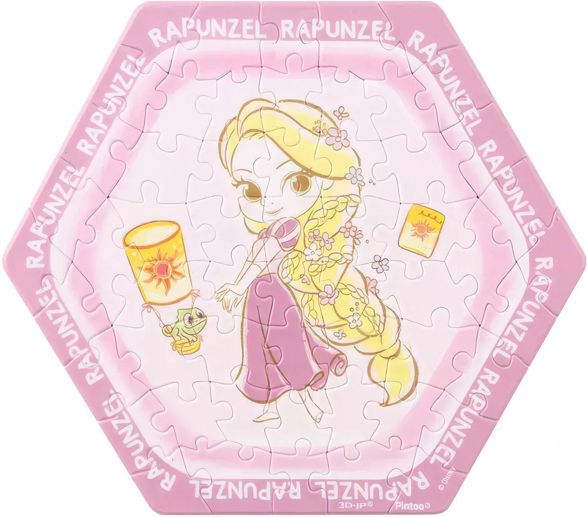 Independent Artist Plastic Model Pintoo HX1107??Disney Princess - Rapunzel??56 Pieces Wall Tile Puzzle