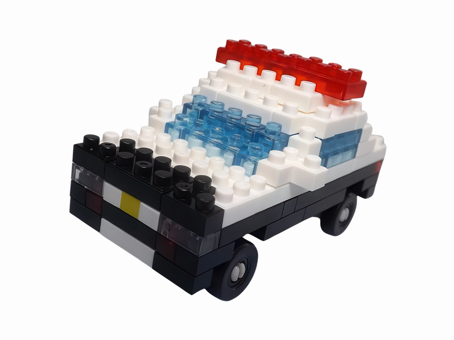 Daiso PB0004??Police Car??101 Pieces Mini Block Local Favorite Memory Keepsake