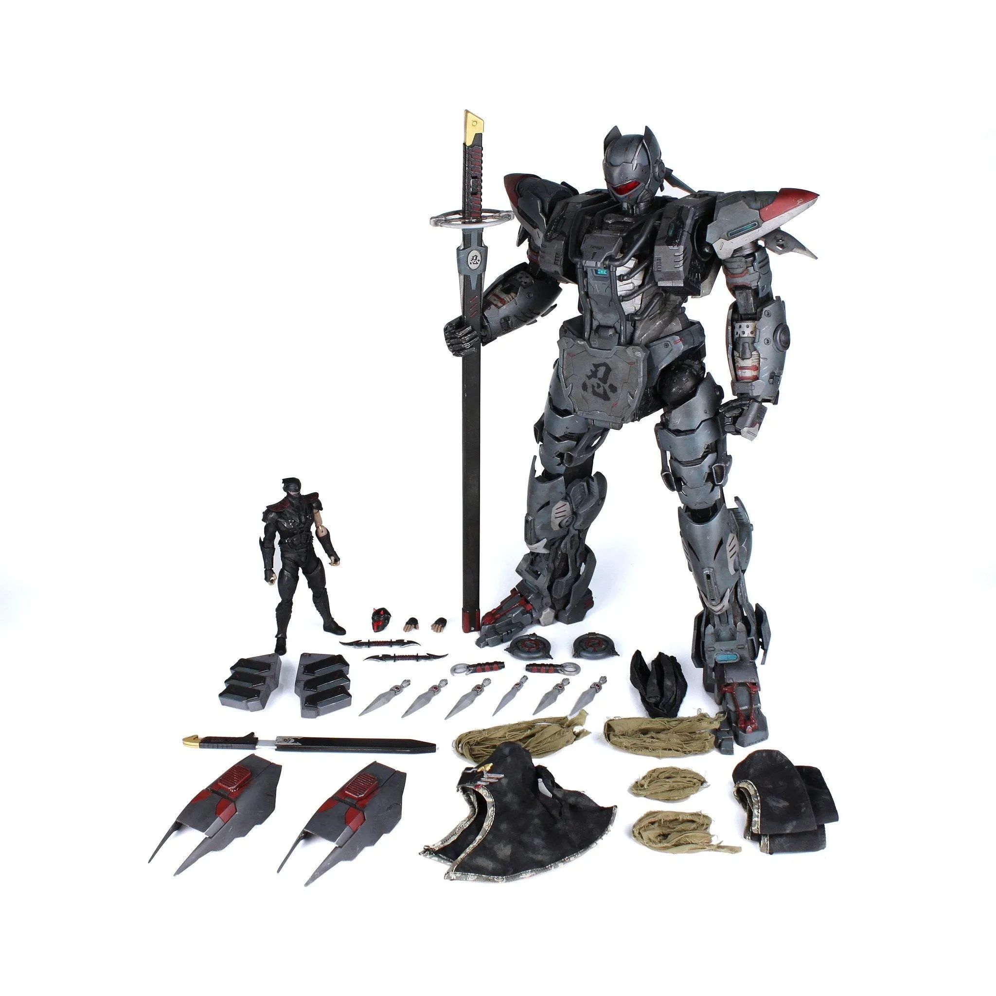 Robot Unit Full Metal Ghost SHADOW BLADE Figure by threezero